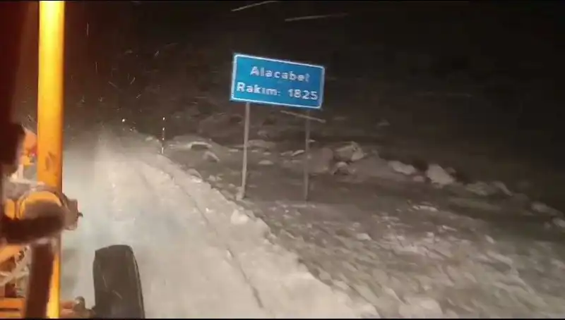 Antalya'da Beklenmeyen Kar Yağışı: Şehrin Sıcak İklimi Altüst Oldu!