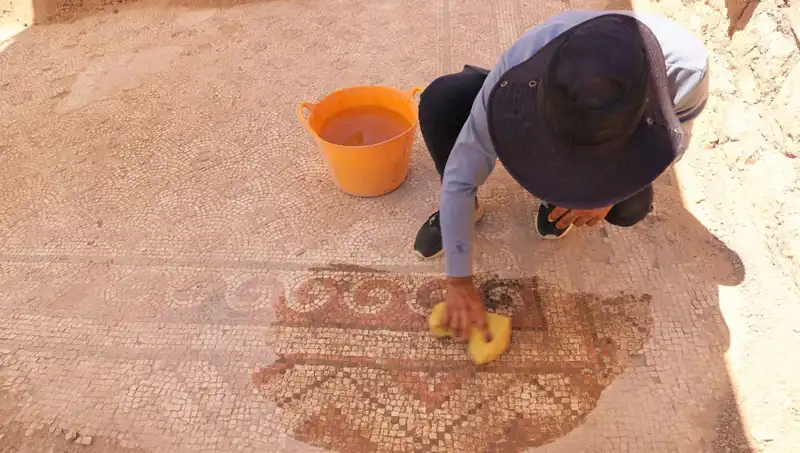 Mardin’de 1.500 Yıllık Mozaik Bulundu: Tarihin İzleri Gün Yüzüne Çıktı