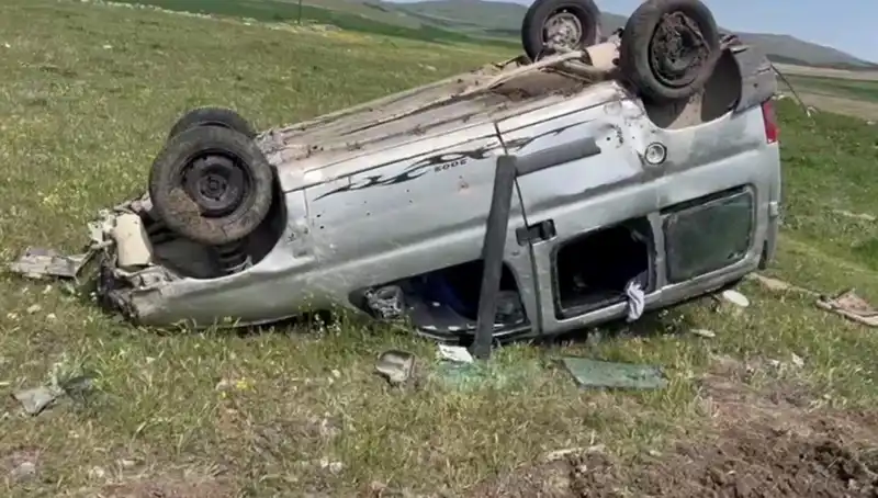 Konya'da Feci Kaza: Otomobil Takla Attı, İki Kişi Yaralandı!
