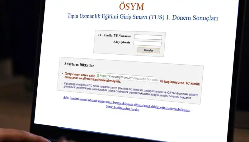 2025 TUS Sınav Sonuçları Açıklandı! Öğrenciler Hemen Kontrol Edebilir