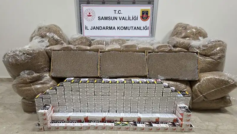 Samsun’da Şaşırtan Operasyon: 1 Ton Kaçak Tütün Ele Geçirildi!