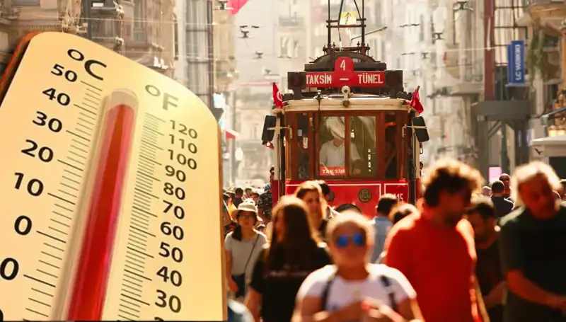 İstanbul'da Hava Sıcaklıkları Artarken Pazar Günü Yağmur Bekleniyor