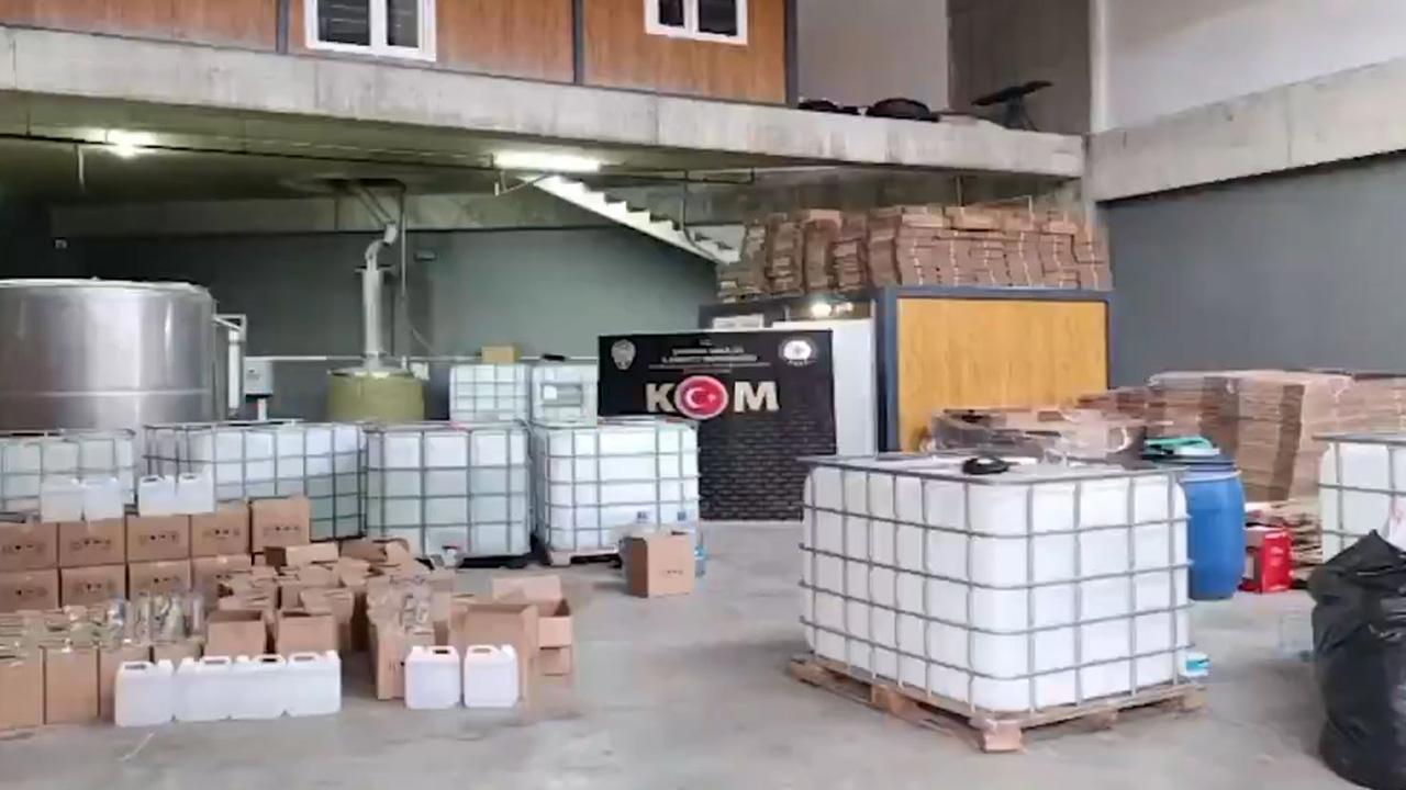 81 ilde Sahte Alkol Operasyonu: 137 Bin Litre Ele Geçirildi
