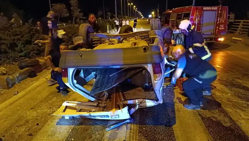 Kavşakta Faciaya Yol Açan Kaza: 7 Yaralı, 2’si Ağır!