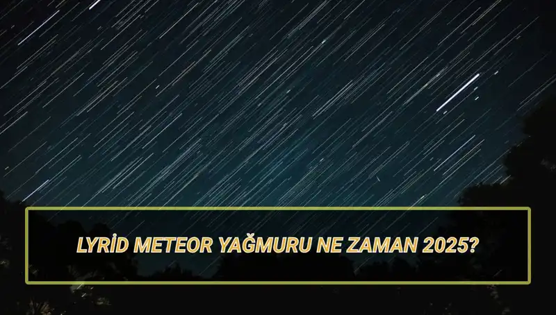 Lyrid Meteor Yağmuru 2025: Türkiye'de İzlenebilecek En İyi Anlar!