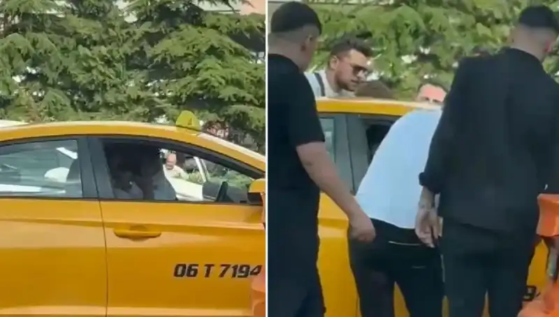 Trafikte Yaşanan Gerilim: Taksi Şoförüyle Taraflar Arasında Yumruklu Kavga