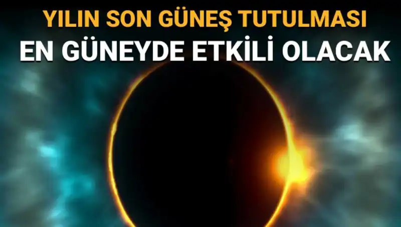 Yılın Son Güneş Tutulması Eylül'de: Ay Güneş'i Yüzde 85 Örtüyor!