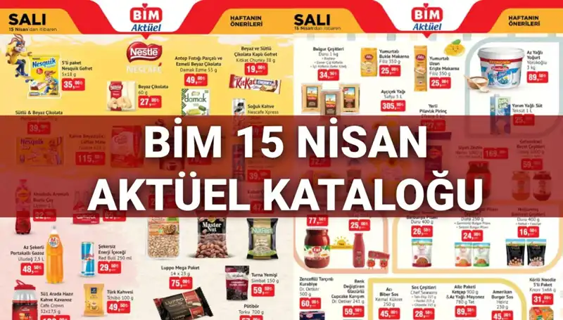 BİM Aktüel Kataloğu 15 Nisan'da Makyaj Severleri Heyecanlandırıyor!