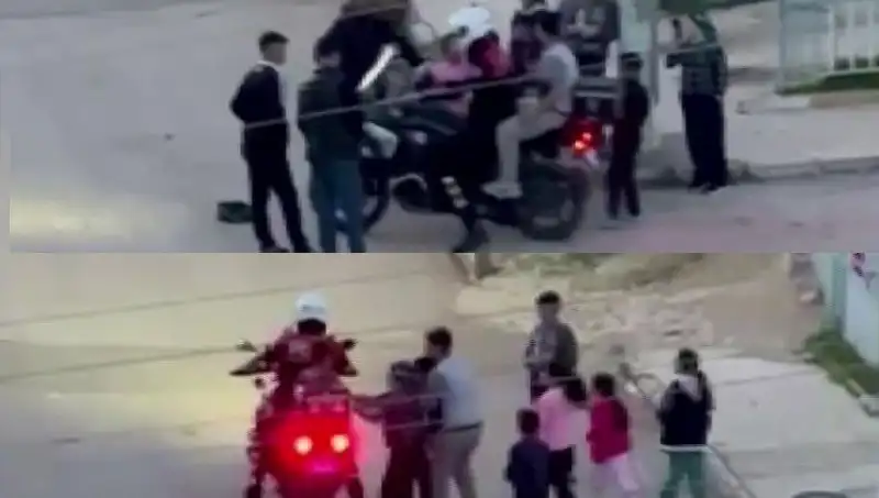 Polis Memurundan Hayvanseverlik Dersi: Çocukları Motora Bindirdi!