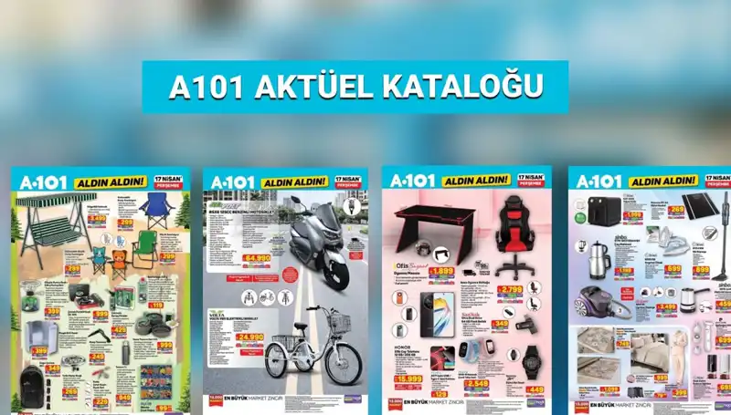 A101 Market 17-24 Nisan Aktüel Kataloğu ile Alışveriş Keyfini Yaşayın