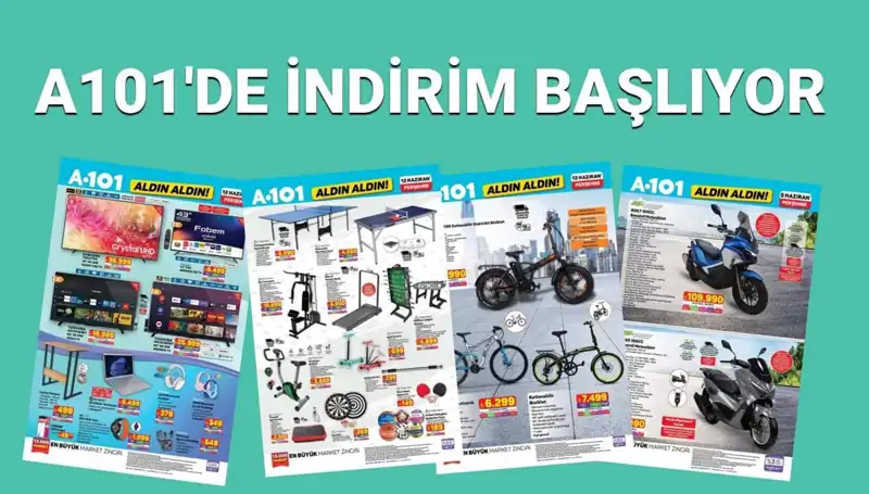 A101 12 Haziran Aktüel Kataloğu: Yeni Ürünlerle Dolu Hafta Başlıyor