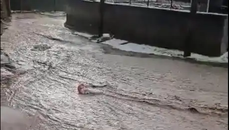 Sivas'ta Şiddetli Yağışlar: Sel ve Dolu Hayatı Olumsuz Etkiledi