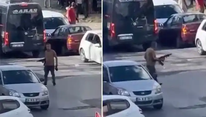 Başakşehir'de Pompalı Tüfekle Sokakta Panik Yaratıldı