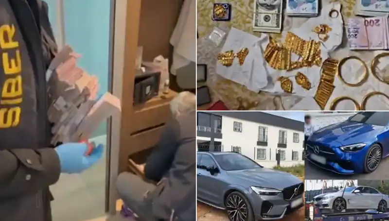 39 Şehirde Büyük Operasyon: 568 Gözaltı ile Balya Balya Paralar ve Lüks Araçlar Ele Geçirildi