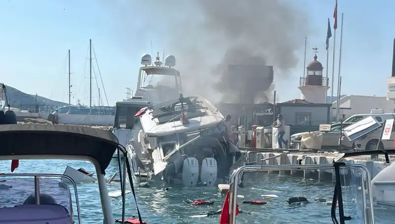 Bodrum'da Tekne Patladı: Yaralılar ve Korku Dolu Anlar