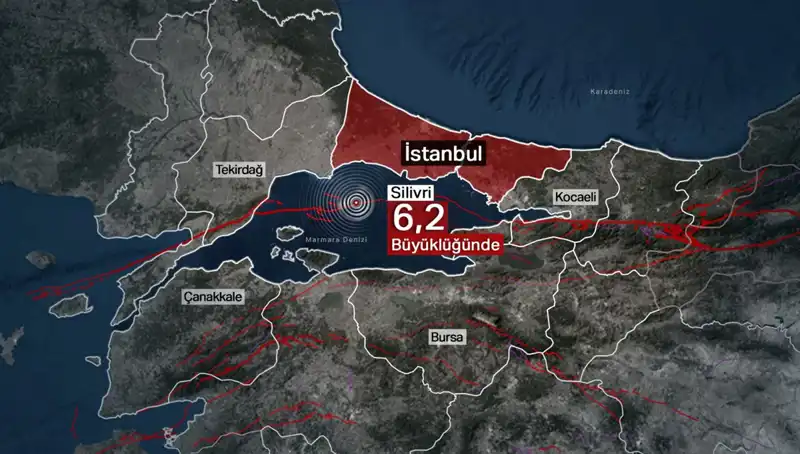 İstanbul’u Sarsan 6,2 Büyüklüğünde Deprem: Hızla Gelişen Olaylar