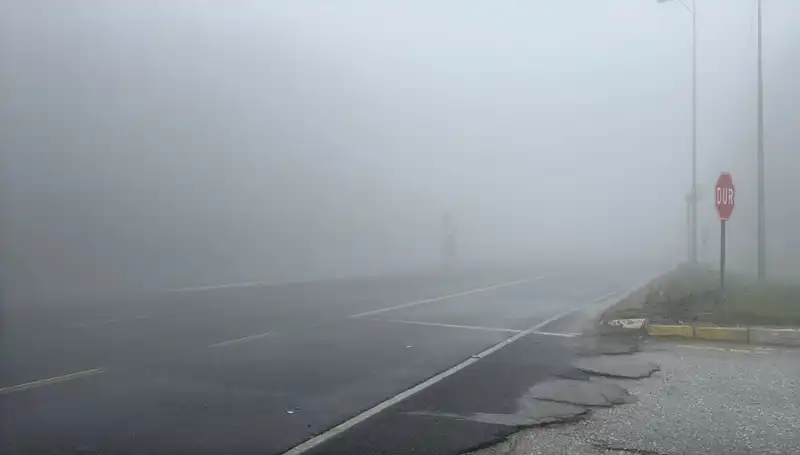 Bolu Dağı'ndaki Sis, Görüş Mesafesini Tehlikeli Derecede Düşürdü