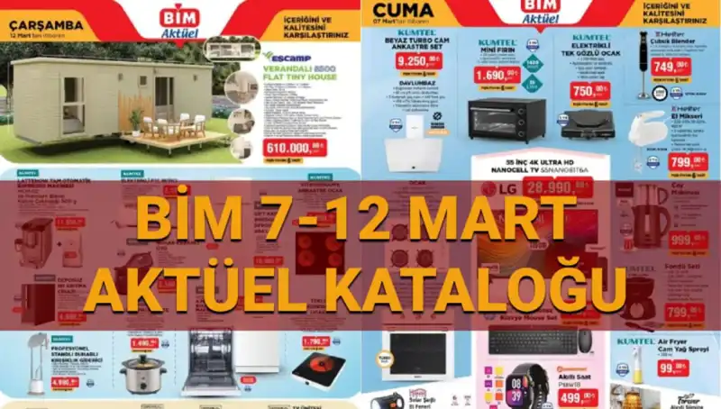 BİM Aktüel Kataloğu 11-12 Mart: Fırsatlar Kaçmamalı!