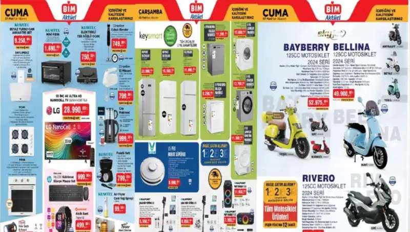 BİM 4-7 Mart 2025 Aktüel Ürünler Kataloğunda Şaşırtıcı Fırsatlar