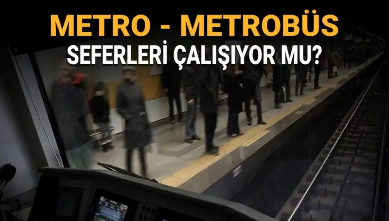 İstanbul Toplu Taşıma Havuzunda Bugün Neler Oluyor? Metro ve Metrobüs Durum Raporu